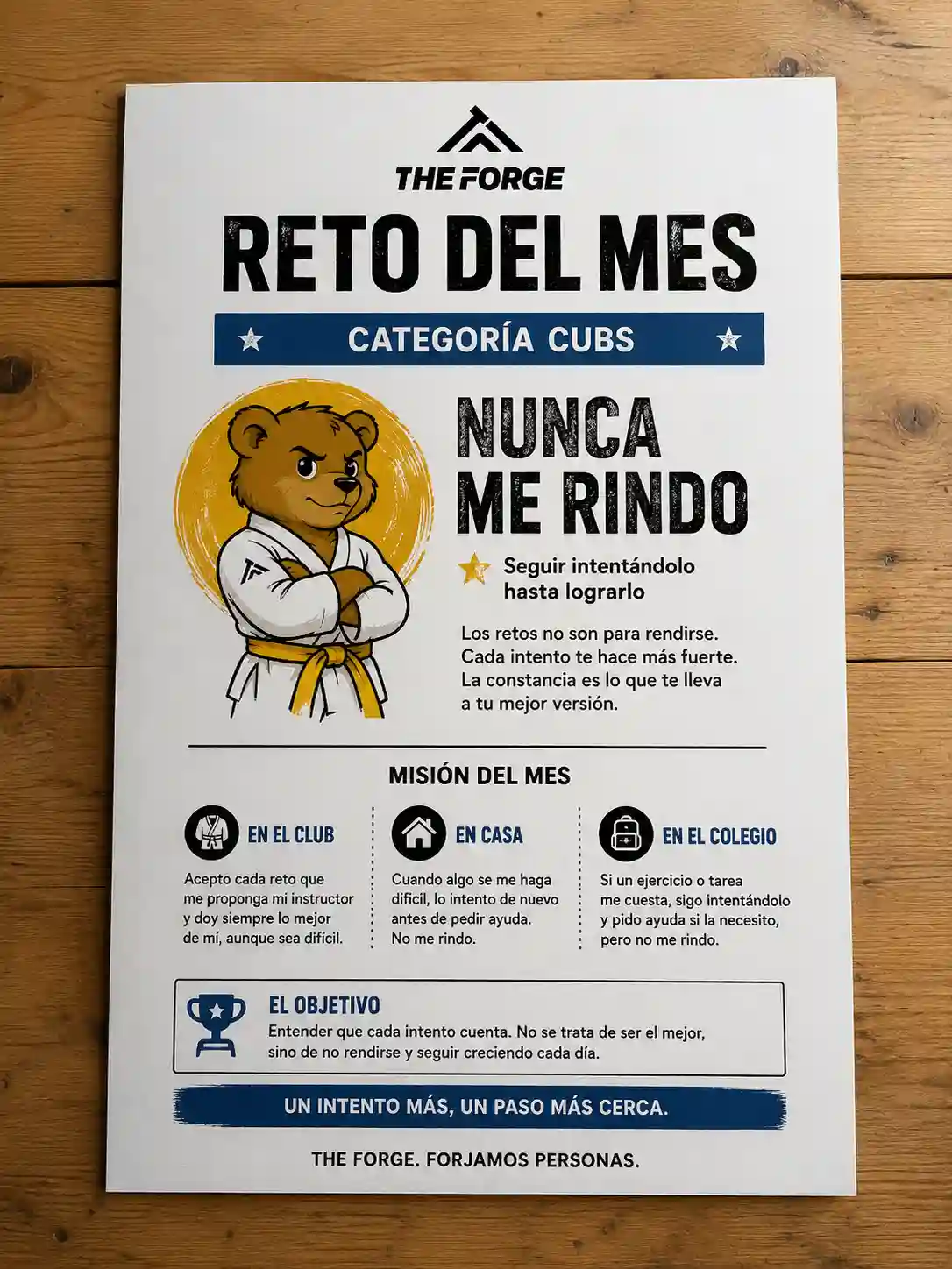 Reto del mes de Cubs con misiones para casa