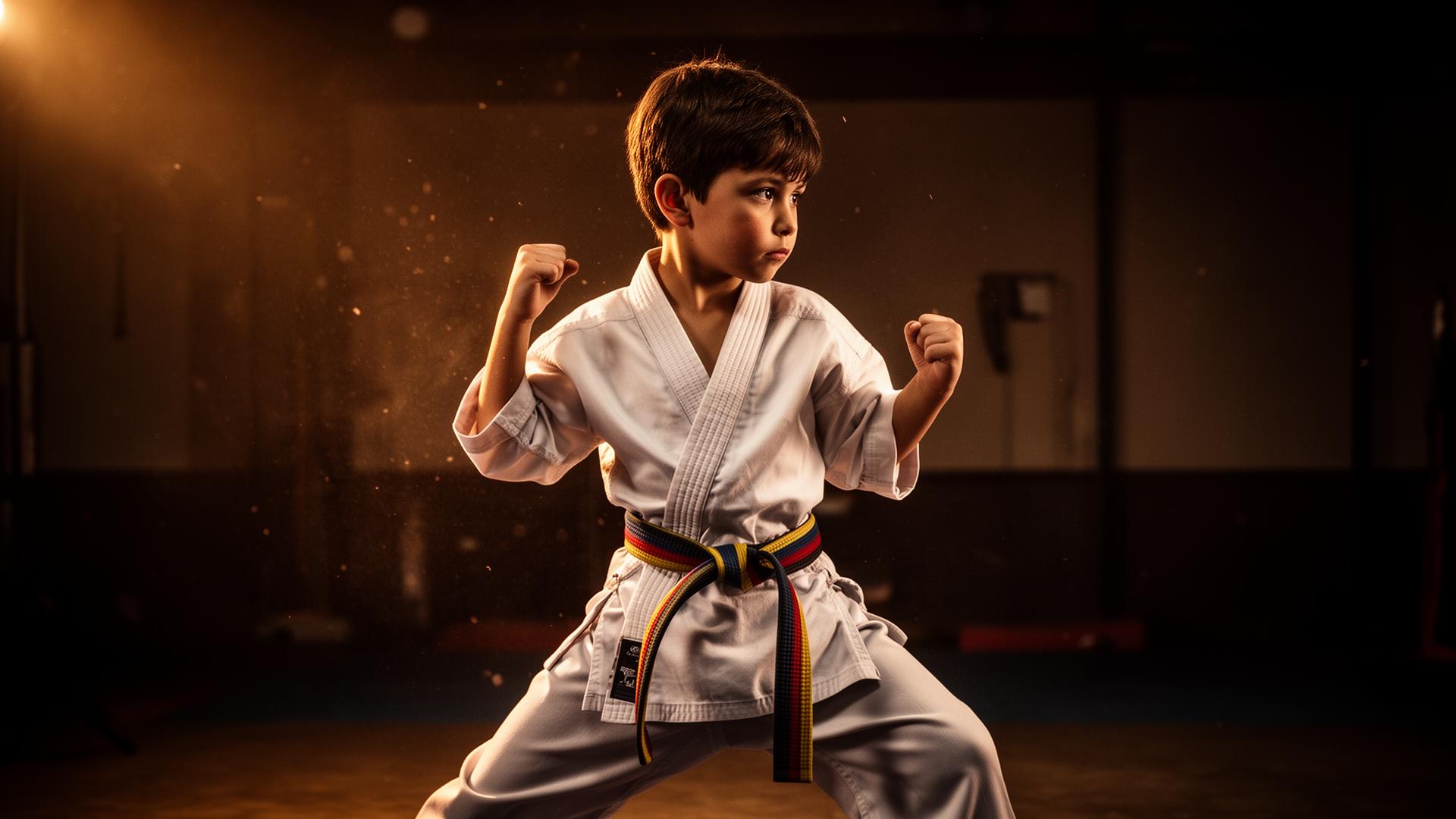 Niño en clase de artes marciales en The Forge Vicálvaro